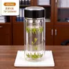 Taza de burbujas con asa de vidrio de doble capa para hombre, nueva taza de oficina de alta temperatura para el hogar 2025 con asa
