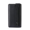 [Personalizado] Bolsa Masculina Carteira Longa Couro Zíper Embreagem Negócios Retro Cowhide Clutch