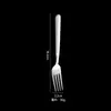 Acero Inoxidable 316L Cuchara Tenedor de Cena Estilo Occidental Hogareño Mango Largo Cuchara para Arroz Cucharón Cuchara de Postre Tenedor para Ensalada de Frutas Tenedor para Pasta Venta al por Mayor