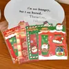 Marcapáginas Magnético Navideño Lindo Papá Noel Soporte de Página para Leer Papelería de Estudio Regalo Regalo de Navidad para Estudiante
