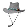 Sombrero Vaquero Occidental para Hombre y Mujer Primavera Verano y Otoño Viajes al Aire Libre Fotografía Sombrilla Sombrero de Jinete Sombrero Jazz de Gran Jinete de Xizang