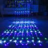 Cadena de luces LED para correr, luces decorativas al por mayor para centros comerciales, luces navideñas con diseño de fondo para exteriores, luces de color, luces de cascada, en stock