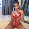 Fuentes de comercio exterior Europa y Estados Unidos nuevo éxito de ventas lencería sexy tentación sexy para mujer tirante hueco ropa interior de tres puntos
