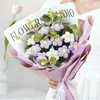Girassol Transfronteiriço Rosas de Tricô, Flores de Lã Tricotadas à Mão, Tulipas Prontas, Presente de Aniversário para Namorada