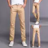 Pantalones de moda juveniles ajustados, pantalones para hombre estilo Harajuku nuevo, pantalones casuales, pantalones negros de vestir de rendimiento