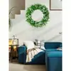1 Peça de buxo artificial verde exuberante combinado com guirlandas de borboleta uma decoração realista de buxo artificial para casas, jardins, escritórios, casamentos, Dia do Trabalho, Ação de Graças, Dia das Mães e Natal, adequado para uso interno/externo na primavera e no verão