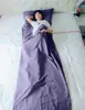 Fornecimento em estoque Saco de dormir ultraleve para viagem adulto algodão coreano saco de dormir portátil tipo envelope Hotel Hotel Hotel lençol sujo do hotel