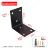 Soporte de partición sin taladro Escuadra de acero inoxidable Marco de soporte triangular Fijador de ángulo recto Soporte en forma de L Estante de pared