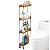Prateleira de Armazenamento de Espaço para Banheiro de Múltiplas Camadas Prateleira de Armazenamento para Vaso Sanitário Carrinho para Mesa de Lavar Prateleira de Armazenamento para Produtos de Banho