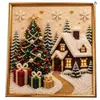 Pintura de Diamantes Transfronteriza Más Vendida Calabaza de Halloween Pintura de Diamantes Adornos de Navidad Pintura de Diamantes DIY Kit de Pintura de Diamantes