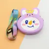 Bolsita pequeña de silicona Nueva linda bolsa cruzada bolsa para teléfono móvil niños Niña Moda bolso de hombro muñeca bolsa redonda pequeña