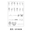 Artículos Populares Transfronterizos, Varios Tatuajes Pequeños de Dedos Estilo Ins, Pegatinas de Tatuaje Temporales Desechables, Pegatinas de Tatuaje Impermeables y de Larga Duración en Stock