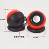 Caixa de som estéreo pequena para desktop bola mágica USB 2.0 computador escritório casa celular presente atacado vendas diretas
