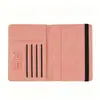 Portapasaportes de cuero PU Amazon banda elástica transfronteriza cubierta de pasaporte Portapasaportes multifuncional RFID pasaporte