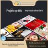 Tecido para Impressão Inkjet com Suporte Adesivo para Uso Interno e Externo, Parede de Fundo para Fotos, Pôster, Lona Publicitária Adesiva para Stands Externos, Processamento e Produção