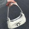 Bolso Baguette de Nicho para Mujer 2025 Nuevo Sexy Bolso de Axila de Alta Gama Gran Capacidad Piel Sintética Hebilla de Estrella Bolso de Hombro