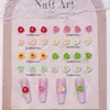 Bestseller transfronterizo 5mm flor pequeña colorida suculenta accesorios para arte de uñas resina piezas pequeñas pinzas para el pelo, pendientes, decoraciones de uñas DIY