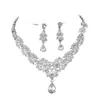 Acessório de Cabeça para Noiva Europeia e Americana Conjunto de Três Peças com Strass Coroa de Princesa de Luxo para Aniversário Coroa de Liga Metálica Gota d'Água
