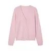 26 Nuevo Estilo Otoño/Invierno Cardigan de Seda Cachemira Cepillado con Cuello en V, Suéter Cepillado de Hilo 26, Estilo Coreano, Envío Directo de Fábrica