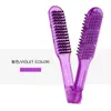Peine Férula Transparente de Cerdas de Jabalí para el Hogar Alisador de Cabello Peine Férula Cabello Rizado Flequillo Aire Resistente a Altas Temperaturas Estilizado Alisado