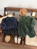 Suéter Retorcido Estilo Coreano para Niños y Niñas Invierno Nuevo Estilo Estilo Occidental Bebé Versátil Casual Suéter Polo Top para Niños