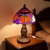 Nuevo producto transfronterizo: Cráneo de Halloween, calabaza, lámpara de fantasma, decoración creativa para el hogar, decoración de ambiente para habitación infantil, estatua de resina
