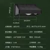 Luces de pared solares, iluminación ambiental para balcones, bañadores de pared para paisajismo, luces de jardín para exteriores, adecuadas para casas, casas de huéspedes y patios, con control remoto RF