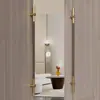Manípulo de Porta de Vidro Sem Moldura Extremamente Minimalista, Manípulo de Porta de Madeira Maciça em Aço Inoxidável para Quartos Privados, Hotéis e Shoppings