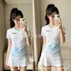 Nuevo Conjunto de Ropa de Bádminton para Mujer, Secado Rápido, Transpirable, Falda Deportiva Ajustada, Uniforme de Equipo de Competición de Tenis de Mesa, Personalizable con Número