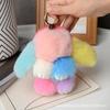 Colgante de Peluche de Conejo Lindo Imitación Accesorio de Peluche Llavero de Coche Lindo para Chicas Colgante de Bolso