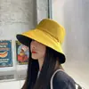 Sombrero de Pescador de Ala Ancha para Mujer, Primavera y Otoño, Doble Cara, Sombrero de Moda de Doble Capa, Sombrero Bucket de Moda, Sombrero para Senderismo, Bordado de Logo Personalizado