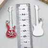 Acessórios para Joias DIY Liga de Esmalte Instrumento Guitarra Chaveiro Transfronteiriço Pingente de Colar Pequenos Presentes Criativos