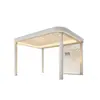 Pérgola exterior de aleación de aluminio, sombrilla para patio, área de ocio diseñada a medida, estructura metálica, suministro directo de fábrica