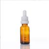 Botella de Vidrio Marrón para Aceite de Esencia Botella Vacía Marrón Oscuro para Esencia Gotero con Cabeza de Goma Muestra Cosmética Frasco Vacío para Dividir