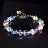 Nova Pulseira Borboleta Flash Design Nicho Estilo Coreano Ins Pulseira Feminina Distintiva Fresca Joias de Cristal de Imitação de Vidro