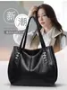 Bolsa feminina vintage de alta qualidade, grande capacidade, luxo leve transfronteiriço, nova moda popular, bolsa casual de ombro e sob o braço