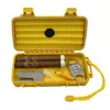 Caja de cigarros de viaje Caja de cigarros humectante Caja de cigarros impermeable sellada Antipresión Caja de cigarros portátil Paquete de 5 Caja de cigarros de plástico ABS