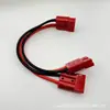 Cable de Extensión de Conexión de Batería de Nueva Energía Vehículo Eléctrico Batería Shunt Uno a Dos Conector Rojo 50A