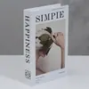 Nuevos Libros Falsos Plegables Transfronterizos, Libros Decorativos Ingleses Modernos Minimalistas, Decoración de Sala de Modelos, Libros Falsos, Libros de Atrezo