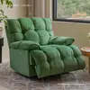 Sofá reclinable eléctrico perezoso, cápsula espacial para una persona, sillón mecedor giratorio reclinable de ocio para sala de estar, sofá nube multifuncional de lujo ligero