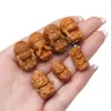 Cuentas Decorativas de Calabaza Estilo Chino para la Buena Suerte, Cuentas de Madera, Pulseras de Amistad Hechas a Mano para DIY, Colgantes, Materiales y Accesorios para Cadena de Teléfono