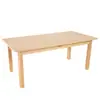 Mesa de Juego para Bebés Mesa y Silla de Estudio para Niños Guardería Set N5 Madera Maciza Jardín de Infancia Mesa Cuadrada Pequeña Escritorio y Silla de Escritura W18