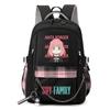 SPY x FAMILY SPY casa de juegos nueva mochila escolar de dibujos animados mochila multifuncional de gran capacidad bolsa para computadora