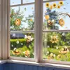 Brup Calcomanías Reutilizables de Abejas para Vidrio Adhesión Estática Sin Marcas Decoración para Ventanas del Hogar Calcomanías Br-Jd5316C