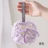 Bolinha de banho de renda pérola, altamente elástica e durável, flor de banho para uso doméstico, esfoliante de banho espumante, fabricante de bolinhas de banho atacado