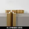 Tira de Cierre en Forma de I de Aleación de Aluminio, Tira de Borde para Panel de Pared, Tablero de Cristal de Carbono con Chapa de Madera, Tira de Hebilla Anticaída para Azulejos