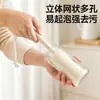 Cepillo Lavaplatos de Lufa con Mango de Madera Maciza Cepillo para Tazas de Mango Largo Colgante Cepillo Lavatrastes Antiadherente para el Hogar Cepillo Lavador de Ollas con Mango Cepillo Lavaplatos Retro con Mango