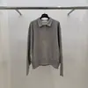 Corea Dongdaemun Edición2026 Estilo Nuevo Versátil y Elegante Simple Solapa Holgada Sudadera Polo