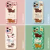 Perro Dachshund Adecuado para Apple 18Promax Funda Suave 16Air Lindo 15/14 con Cadena para Colgar Funda para Teléfono Móvil Iphone13