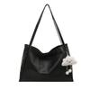 2025 Nuevo Retro Gran Capacidad Color Sólido Casual Simple Portátil Hombro Axila Tote Mochila de Mujer